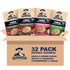 Quaker Instant Oatmeal, Fiber Boost, 3 Flavor Variety pack, 32 Count