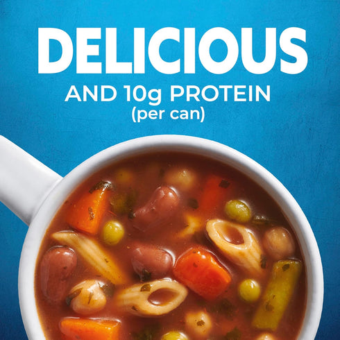 19 oz (Pack 12) Progresso Minestrone Soup, Vegetable Classics Canned Soup