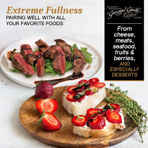 1.4 oz Giusti Family Reserve Balsamic Vinegar-Based Condiment - Premium Italian Condiment Based on Aceto Balsamico di