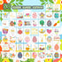 Platinum Series Set 60 Bulk Easter Eggs & Basket - Easter Hunt Bundle of Fillable Plastic Eggs, Tattoos, Candy Money