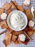 Pack 3 Cinnamon Almond Flour Crackers by Real Phat Foods - Low Carb, Gluten-Free Keto Snack - of (Sweet Cinnamon