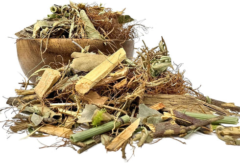 1 NY Spice Shop Rinosan Herb - Pound Rinosan Plant Cut & Sifted - Herbal Leaves -Traditional Dried Herb for Blends