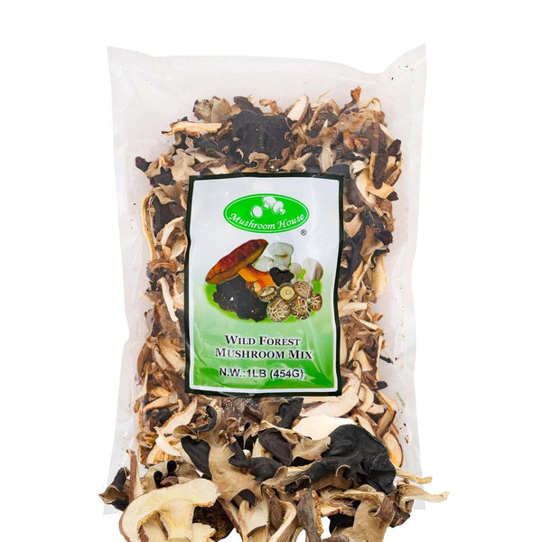Mushroom House Dried Wild Forest Blend, 16 oz - Gourmet Mix of