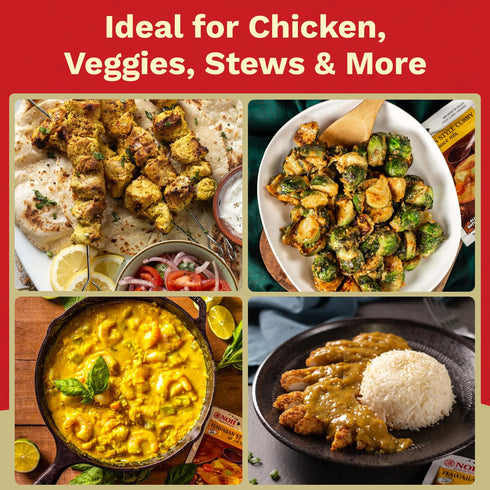 1.5 oz Packet (Pack 3) NOH Hawaiian Style Curry Sauce Mix, of - Easy-to-Use Instant Curry Seasoning Mix for Rich