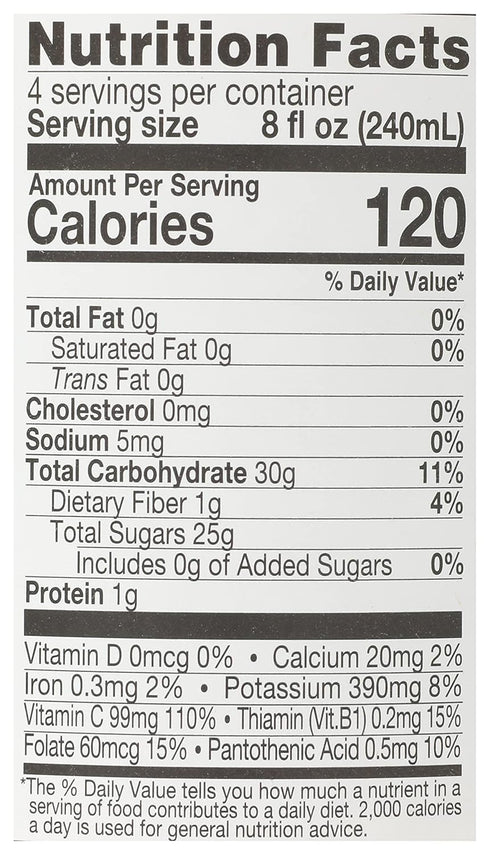32-Ounce (Pack 6) Lakewood Organic Mango Juice Blend, Bottles