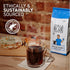 100% 12 oz Stella Blue Ground Coffee, Big Cat Blend, Medium Roast, Fresh Coffee Ground Arabica, Smooth Balanced Roast
