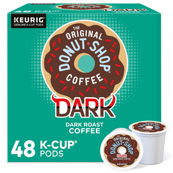 The Original Donut Shop Coffee Dark, Keurig Single Serve K-Cup Pods, Dark