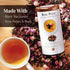 2.8 Oz 50 The Republic of Tea - Rose Petal Full-Leaf Loose Black Tea, Tin | Steeps Cups | Caffeinated