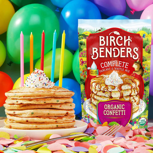 14 oz (Pack 2) Birch Benders Organic Confetti Pancake and Waffles Mix