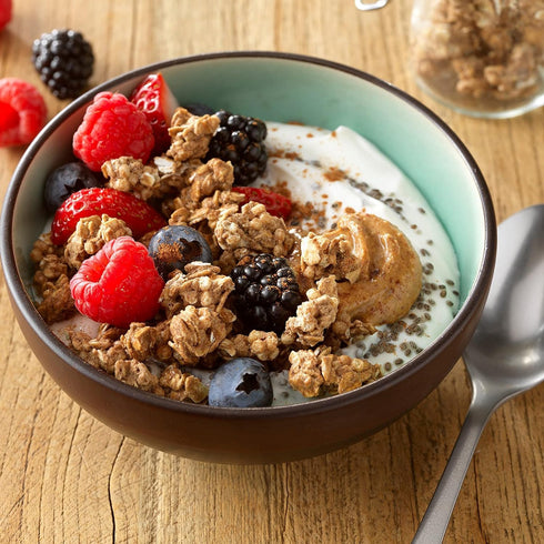 18oz (2 Pack) Quaker Protein Granola Breakfast Cereal, Maple Brown Sugar, Boxes