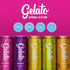Packaged 12 pack (16 oz Gelato Mango Sparkling Water - Oxygenated Sparkling Water in Aluminum Cans - fl cans)