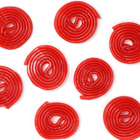 Broadway Strawberry Wheels Licorice Candy, 1 Pound Bulk Bag of Licorice Wheels