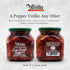 2 10 oz Vantia Sweet & Savory Sun-Dried Peppers x Imported Italian Peppers in Olive Oil with Bold Fruity Flavor
