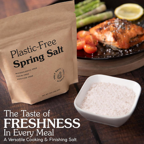 Plastic-Free Salt Bundle - Flaky Sea Salt for Gourmet Cooking