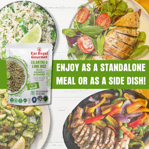 Pack 8.8 oz 8 6 (2x), (2x), (1x), (1x), Jasmine(1x), (1x) 1.5 Eat Regal Heat & Eat Rice Variety x Pouches Flavors: