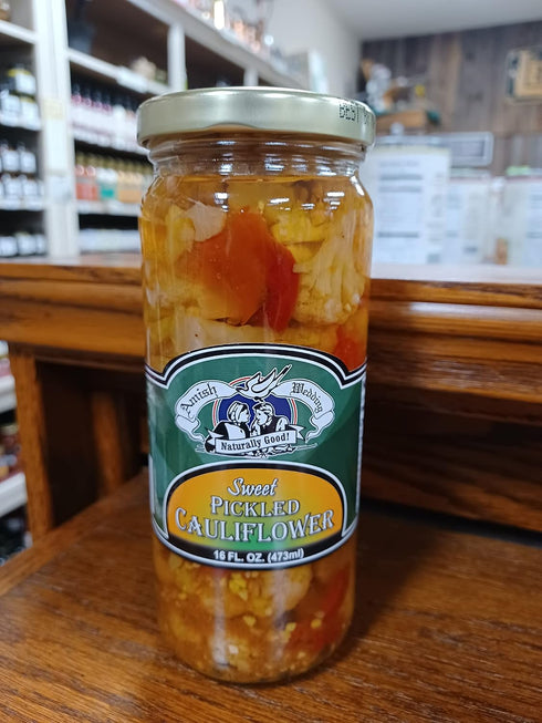 16oz Amish Wedding Sweet Pickled Cauliflower
