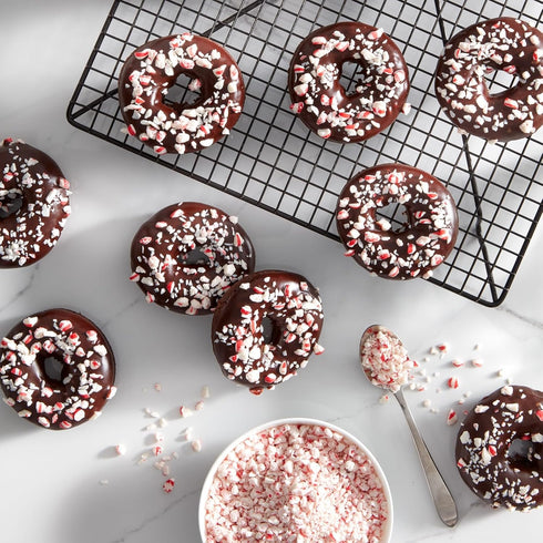 Brach's Peppermint Crushed Candy Canes, Holiday Baking Decorations, 10 Oz Bag, Perfect for Christmas Cookies