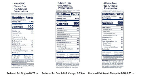 (24 Count) Pack Cape Cod Potato Chips, Reduced Fat Kettle Cooked, Seaside Sampler Variety