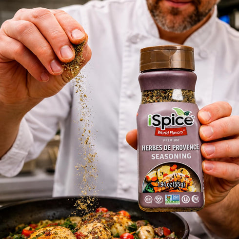 iSpice - HERBES DE PROVENCE SEASONING World Flavor Super Spice Blend | All Natural | Ready to use as is | No