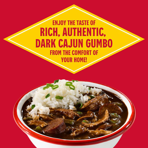 5 oz. Dark Roux Gumbo Base - Authentic Cajun Flavor in a Delicious Gumbo Base - Just Add Your Choice of Meat