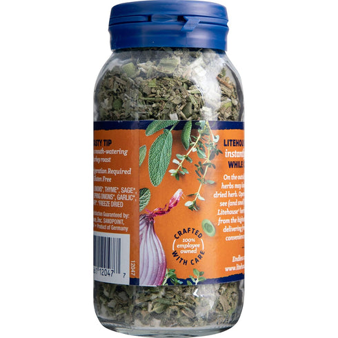 Litehouse Freeze Dried Poultry Herb Blend - Organic Seasoning Jar with 7 Herbs, Non-GMO, Gluten-Free
