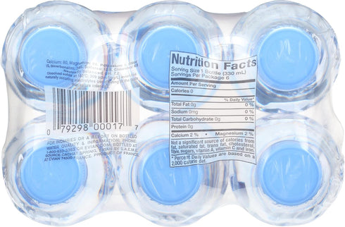 evian 6 11.2 oz , Water, ct, each
