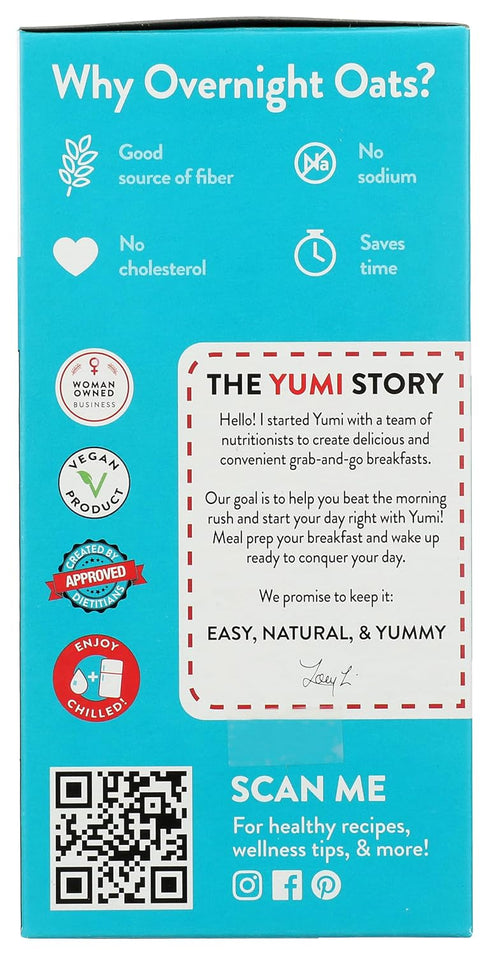 7.05 OZ Yumi Organics Organic Overnight Oats Starter Kit