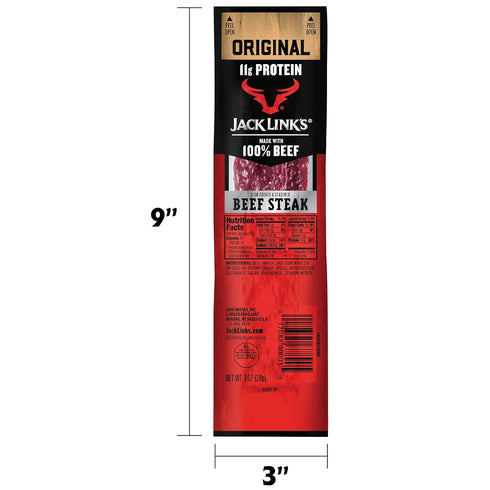 1-Ounce (Pack 12) Jack Link's Premium Cuts Beef Steak, Original