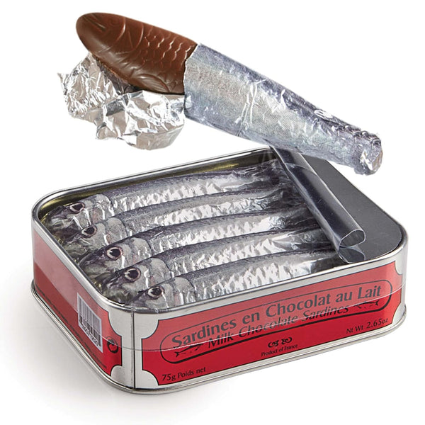 The Meadow Sardines en Chocolat au Lait - Milk Chocolate Sardines in a Gift