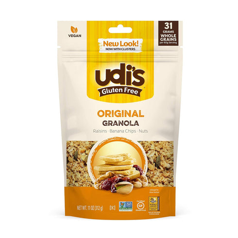 Udi's Gluten Free Original Granola, Dairy Free and Egg Free, 11 Ounce (Packaging