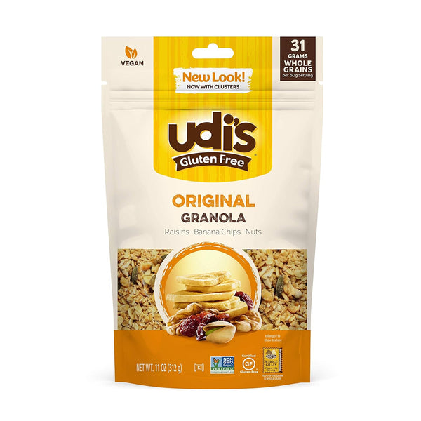 Udi's Gluten Free Original Granola, Dairy Free and Egg Free, 11 Ounce (Packaging