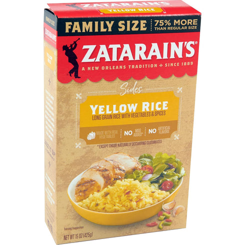 15 oz (Pack 12) Zatarain's Family Size Yellow Rice