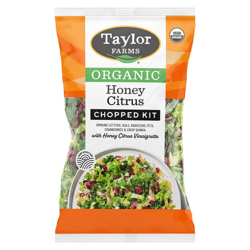 Taylor Farms Organic Honey Citrus Chopped Salad Kit, 8.8oz