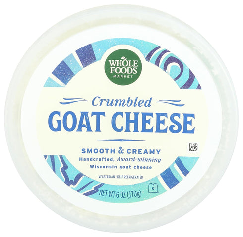 Whole Foods Market, Goat Cheese Crumbles, 6 oz