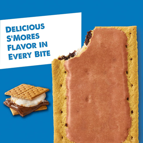 Pack, (64 Pop-Tarts Toaster Pastries, Breakfast Foods, Kids Snacks, Value Frosted S'mores Pop-Tarts)