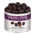 Virginia Diner Natural Virginia Dark Chocolatey Covered Peanuts, Gourmet Gift Tin, 20
