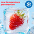 JKPDAMZ 1 450g, Ib Freeze Dried Strawberries, Whole Berry, No Added Sugar, Natural Red, Crispy Texture