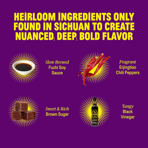 16oz (Pack 1) FLYBYJING XL Sweet + Spicy Sichuan Chili Sauce: Premium Sweet Chili Oil for Drizzling, Stir Fry