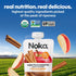 4.22 oz (Pack 12) Noka Superfood Fruit Smoothie Pouches, Organic Applesauce Pouches with Apple, Cinnamon & Almond