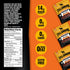 Country 6 2.2 14g Tillamook Smoker Zero Suagr Beef Jerky - Original, Teriyaki, Black Pepper, x Ounce Each, Slow-Smoked