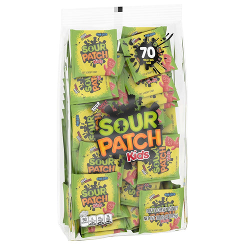 Gummy 140 Packs SOUR PATCH KIDS Soft & Chewy Candy, Bulk Candy, Snack
