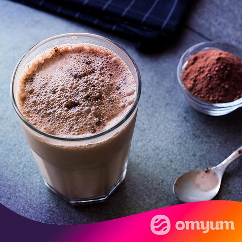 (30 OMYUM SuperNatural Coffee Alternative Servings) - Organic Superfood Adaptogen Mushroom Blend with Cacao, Lions