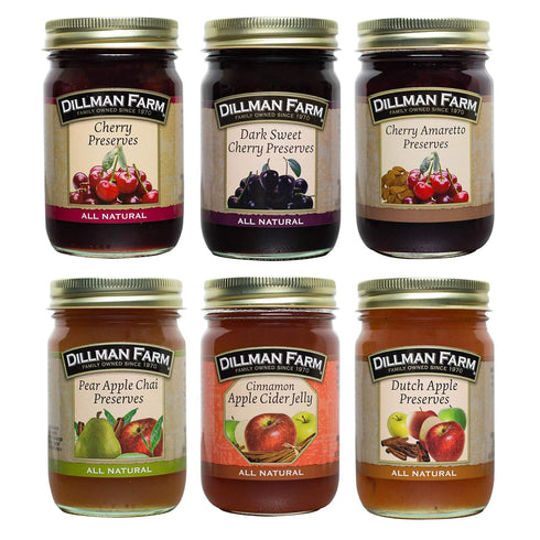 Dillman Farm 6 Piece Cherry and Apple Christmas Variety Pack