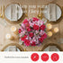 BloomsyBox Forever Blooming Bouquet Fresh Hot pink Roses & Light pink Alstroemeria (Glass Vase Included) Fresh Flowers
