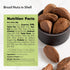 Packed (1 LB) NUTS U.S. Brazil Nuts In Shell | No Added Colors and No Artificial Flavors | Non-GMO and Natural | Fresh