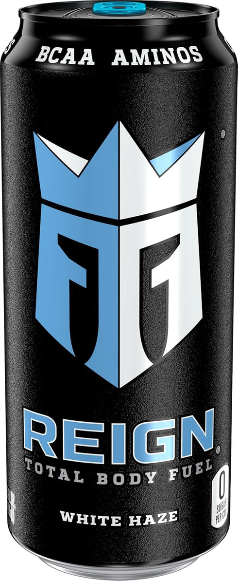16 Oz Pack 12 Reign Total Body Fuel, White Haze, Fitness & Performance Drink, Fl |