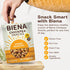 8-Pack, 5 BIENA Chickpea Snacks - Crunchy Roasted Chickpeas - High Fiber Protein Snacks for Adults and Kids - Ounce