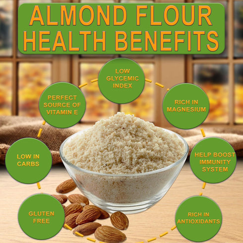 6 oz (Pack 2) Organic Almond Flour Powdered Gluten Free Low Glycemic Non-GMO by Divine Organics