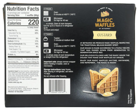 Magic Waffles 11.29 OZ Custard Filled Waffles
