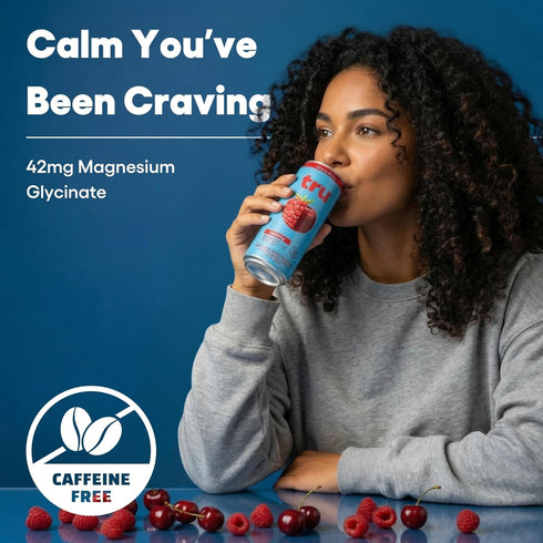 Pack, 3 12 Oz (Pack 12) Tru Calming Drink Variety Magnesium Glycinate Sparkling Water with Real Fruit Juice, Flavors